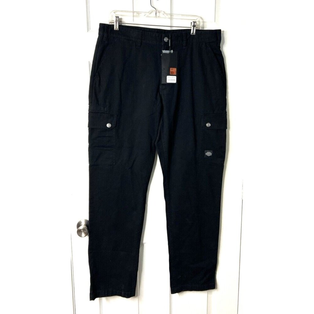 Harley Davidson The Trooper Cargo Pant - Black 38 x 34 - NWT